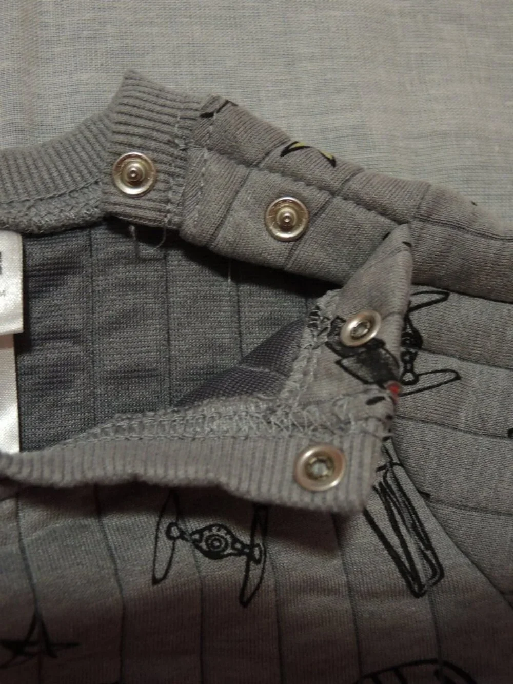 Star Wars Baby Sweat Outfit Gray w/ Graphic Print Size 6 - 9 Months